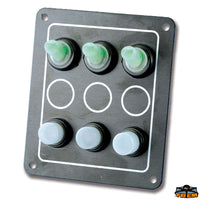 Waterproof electrical panel in black anodised aluminium Trem L0610032