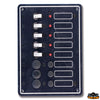 Electrical panel in black anodised aluminium Trem L0619130