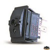 Waterproof toggle switch on-off-on 6 end blocks without led [L0703006]
