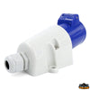 CE tripolar socket with cover wall mount - Dimensions mm 130x70x30 - In 250 - IP 44 [Z2002000]