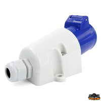 CE tripolar socket with cover wall mount - Dimensions mm 130x70x30 - In 250 - IP 44 [Z2002000]