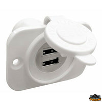 Double usb socket - White colour - Amp 2,1+1 [L0674435]