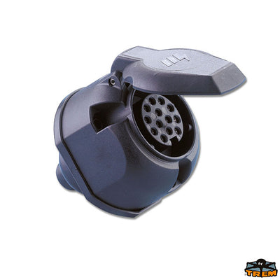 Socket 13 poles with cover Trem Z2012013