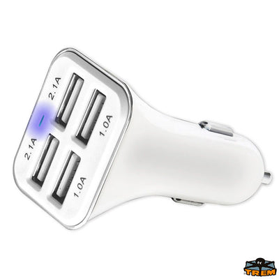 Four USB socket for cigarette lighter Trem L0600588
