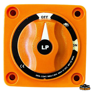 Battery switch Mini 300A with key and knob Trem L0606006