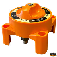 Selector 4 position heavy duty 0-1-2 BOTH - Continuous power 500A - Intermittent power 5 min 700A - Power 10 sec 2750A - Voltage 32V [L0612700]