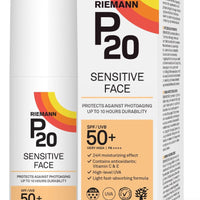 P20 Sensitive Face, SPF50 - 50g Once a Day Sun Protection Lotion