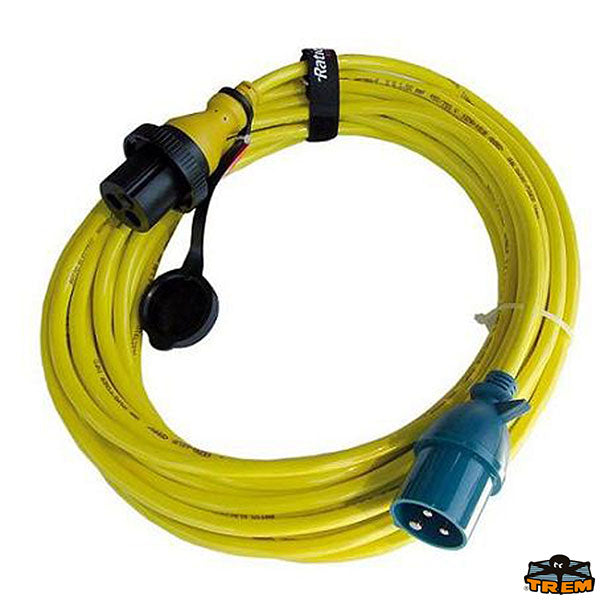 Yellow shore power cable IP44 Trem Z2028037