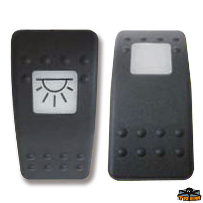 Symbols of black keys for switches Carling Contura Trem L0780022