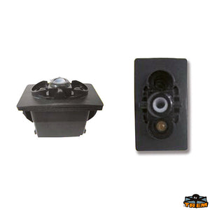 Switch body with 1 red led Trem L0712002