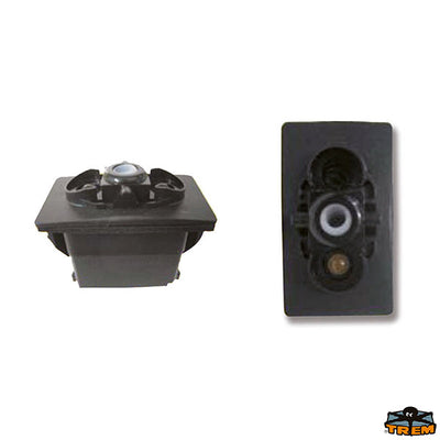 Switch body with 1 red led Trem L0712008