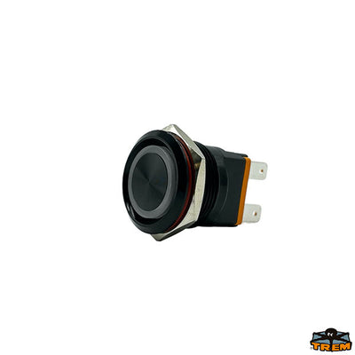 Black aluminium switch 15A Trem L0682115