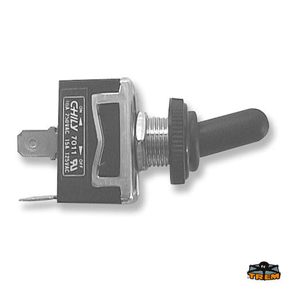 Waterproof circuit breaker 2 positions with watertight rubber cap Trem L0612000