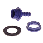Plastic 10mm Straight Connector 3/4" BSP (Pack of 10)