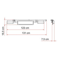 Fiamma Licence Plate Carrier (06146C01-)