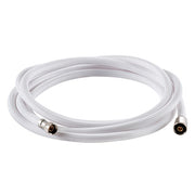 Nylon net shower hose white 2.5 m