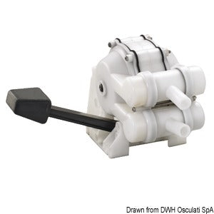 Sink double-acting foot pump