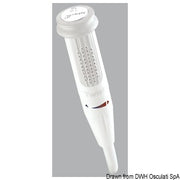 Whale Twist shower hot/cold water, straight, grey