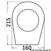 Whale Smart Bail manual pump hose adapter 38 mm