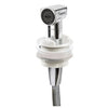 Saturn shower w/horizontal mixer white