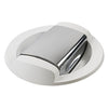 Saturn shower w/horizontal mixer white