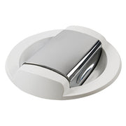 Saturn shower w/horizontal mixer white