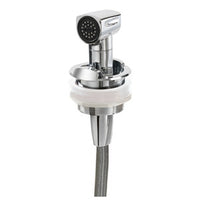 Saturn shower w/horizontal mixer chromed