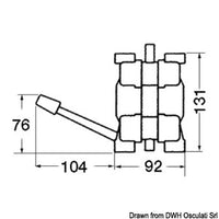 Whale Gusher MK3 foot pump
