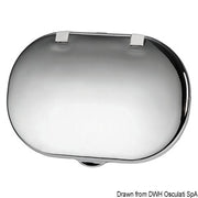 Oval neutral door chromed