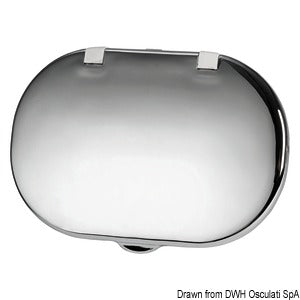 Oval neutral door chromed
