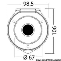 Classic Elegant shower enclosure+ door rear outlet