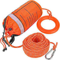 Rescue 8mm Throwing Line & Bag, Ring and SS Clip - 21m
