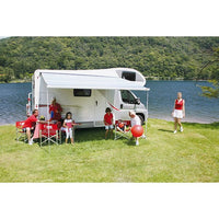 Fiamma Polar White F45S 230 Awning Royal Grey Fabric (06280P01R)