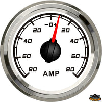 Amperometer outer diameter 59 mm white color - White colour - Signal +/- 80 A - Dimensions mm ext.59-int.52-H45 - Volts12/24 [L3274633]