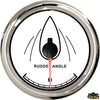 Rudder angle indicator outer diameter 96 mm black color - Black colour - 0-190 Ω signal - R/L display - Dimensions mmext.96-int.85-H55 [L3280085]