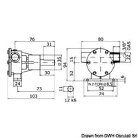 Nauco PM 38 pump 3/8"