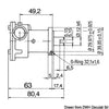 Nauco ST114 pump 3/8"