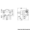 Nauco 335 pump 107 l rubber ring