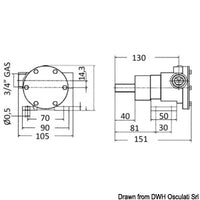 Nauco 335 pump 46 l mechanic seal