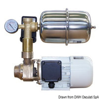 CEM fresh water pump with bronze body and accumulator tank