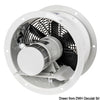 Helicoidal blower 24 V 0.37 kW 2000rpm FRR