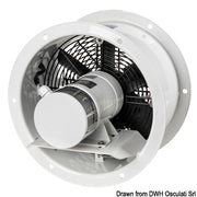 Helicoidal blower 24 V 0.37 kW 2000rpm FRR