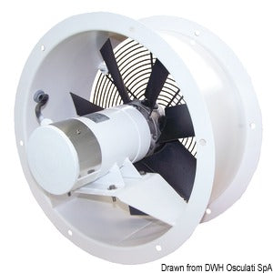 Helicoidal blower 24 V 300 W 11 A flow FP