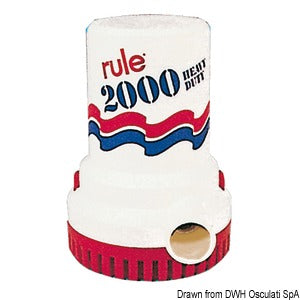 Rule 2000 submersible pump 12 V
