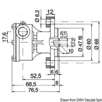 Nauco FPR038/034 pump 3/8" outlets