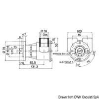 Nauco FPR046 pump 1" outlets