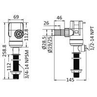 Europump Next Generation aerator pump 12V in-line