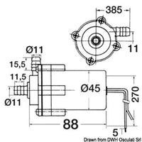 Centrifugal pump for sinks
