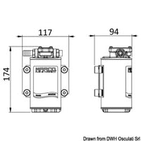 Marco electric pump oil pouring/replacem. 12V 10 A