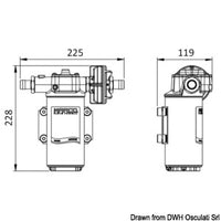 MARCO oil transfer electric pump with bronze gears